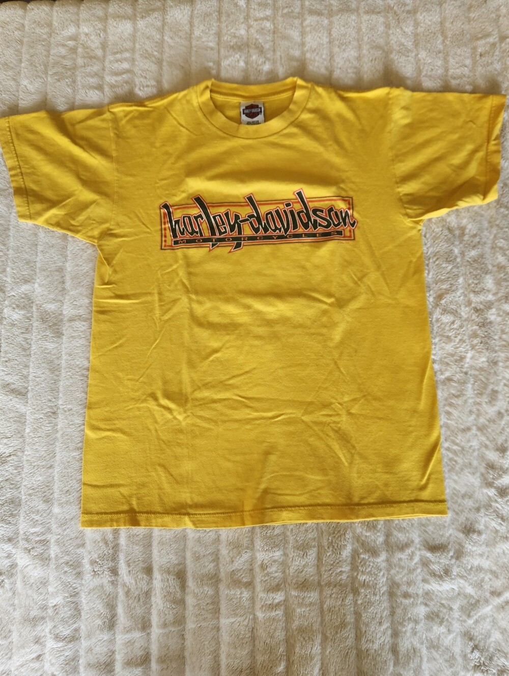 VTG Harley Davidson Shirt Men's Yellow Low Country Charleston SC Size: Large